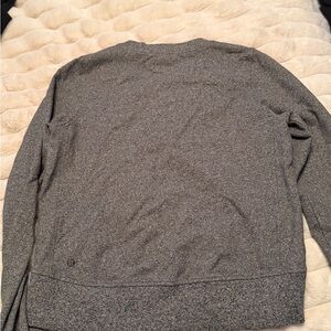 lululemon athletica Gray Crew Neck Sweater